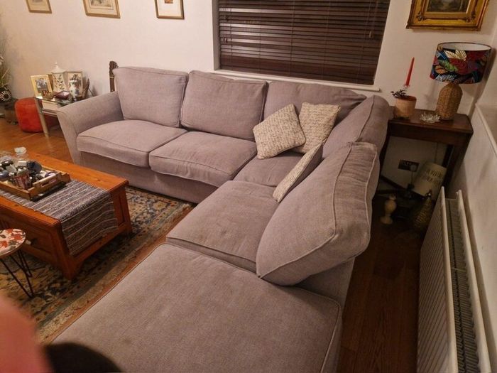 Grey L Shaped Couch