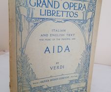 Aida: Opera in Four Acts: Book by A. Ghislanzoni, Music by Giuseppe Verdi (GT216)