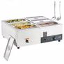 NEW 6 Pan Commercial Food Warmer Electric Steam Table 1200W Professional Countertop for Restaurant 220v Image 7
