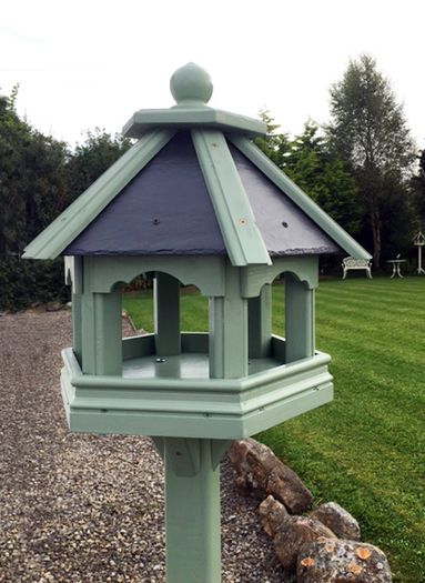 Bird Table feeders Slated Roof - colour choices.