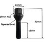 20 x New Black Extended Bolts Fit BMW 1,3,5,Z Series (45mm) JB20 Image 3