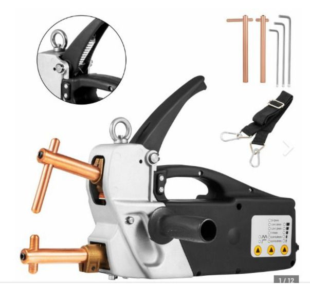 Electric Spot Welder 230v Portable Handheld Welding Tip 2.0 +2.0mm