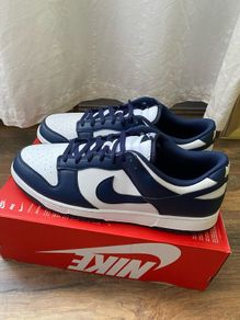 Nike Dunk Low Retro White Midnight Navy UK13 / EU48.5