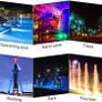 15W RGB Lights Led Floodlight 16 Colors 4 Modes Remote Control Christmas Lights IP66 Waterproof Color Changing Light Outdoor Decoration for Halloween Birthday Party Easter Strobe Garden Pond Image 4