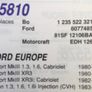 Ford Escort XR3i Distributor cap 45810 Image 2