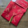 Red gold table runner Image 2