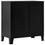 Filing Cabinet with 4 Doors Industrial Black 75x40x80 cm Steel Image 5