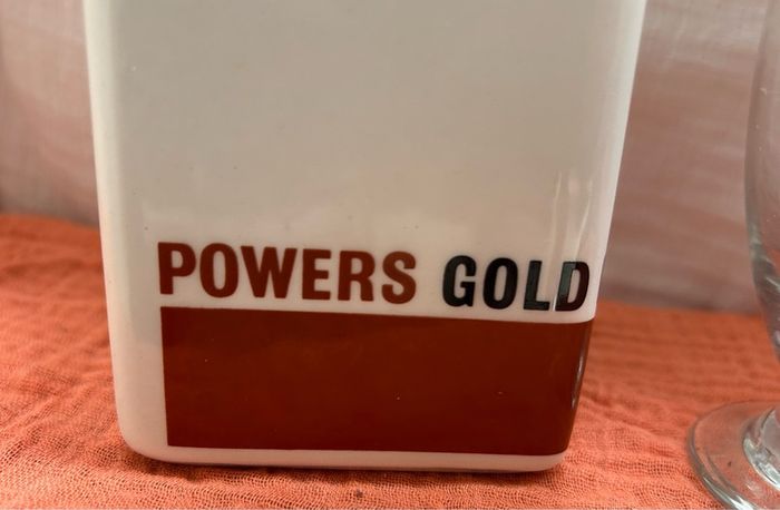80s Arklow Pottery Powers Gold Label Water Jug