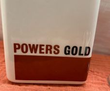 80s Arklow Pottery Powers Gold Label Water Jug