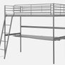 IKEA SVARTA Loft Bed Frame with Built-In Desk Image 6