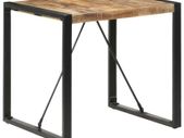 Dining Table 80x80x75 cm Rough Mango Wood