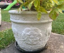 concrete pots