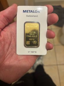 Gold Bar 1 Oz