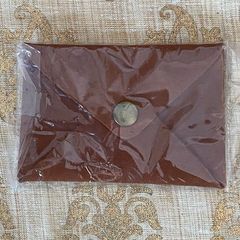 Rustic Pine leather business card holder