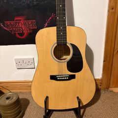 Squier by Fender dreadnought acoustic guitar