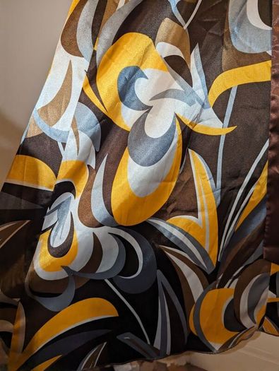 An amazing floral maxi silk dress from El Corte Ingles