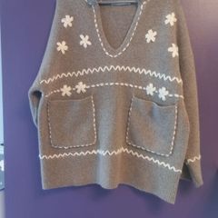 zara jumper.large nice detail