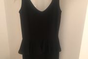 BNWT River Island Black Peplum Dress size 8