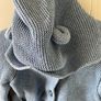Baby gap blue hooded knit cardigan Image 3