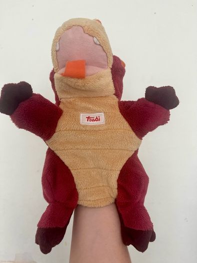 Trudi Dragon Hand Puppet Plush Toy
