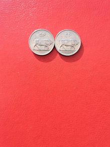 2 Irish 5p 1980/1990