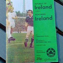 Ireland Soccer programme 1978