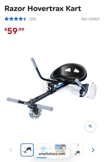 Hovertrax Prizma Hoverboard and Kart