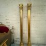 Gilt carved wood pillars Image 4