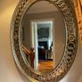Large Oval mirror gold entwined Mirror 86 x 116 cm Image 2