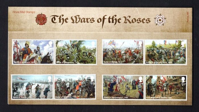2021 Great Britain The Wars of the Roses Commemorative Stamps Presentation Pack