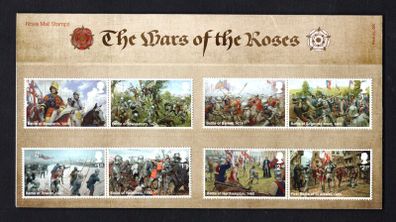 2021 Great Britain The Wars of the Roses Commemorative Stamps Presentation Pack