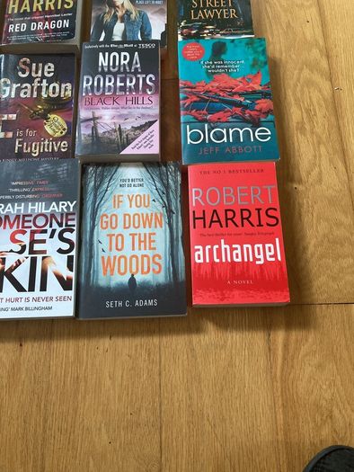 Large collection of fiction books