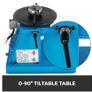 BRAND NEW 5/10KG Mini Semi-Automatic Rotary Welding Positioner Turntable Tilte Table 0-90 W/ 3 Jaw Lathe Chuck for Annular Welding Image 4