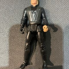 Vintage 1995 Star Wars Jedi LUKE SKYWALKER Black Vest Kenner Power of the Force LOOSE
