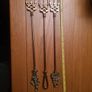 Antique Brass Toasting Forks Image 6