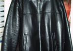 Italian black soft leather jacket