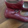 Fly London Burgundy Leather Shoes with Strap Opening- Size 38 Image 2