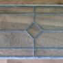 Antique Stunning Leaded Stained Glass Window Art  40,5" x 9" Image 9