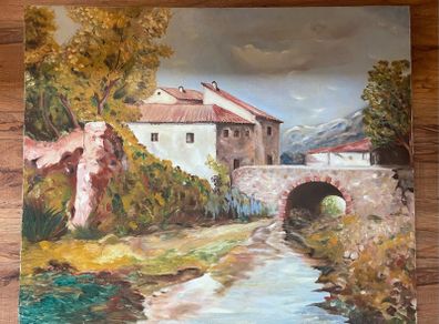 Antique Oil on Canvas