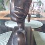 Karl Hagenauer brass bust of an African woman Image 10