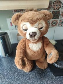 FurReal Cubby The Curious Bear Interactive Animatronic Talking Plush