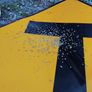 Old aluminium Irish road sign Image 4