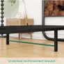 3ft Single Bed Frame with Headboard,Oval-Shaped Image 7