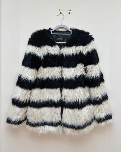 Bershka Faux Fur Coat