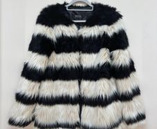 Bershka Faux Fur Coat