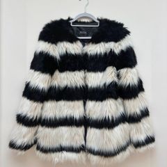 Bershka Faux Fur Coat