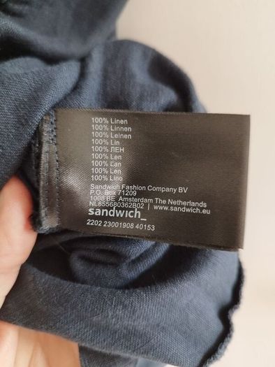 Sandwich Linen Dress - Size 12
