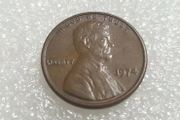 1974 United States Of America U.s.a One 1 Cent Coin