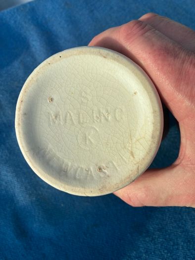 Maling Pottery marmalade jar