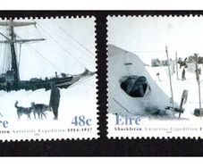 2004 Ireland 90th Anniversary of Shackleton's Antarctic Expedition Commemorative Stamps Mint Never Hinged (MNH)